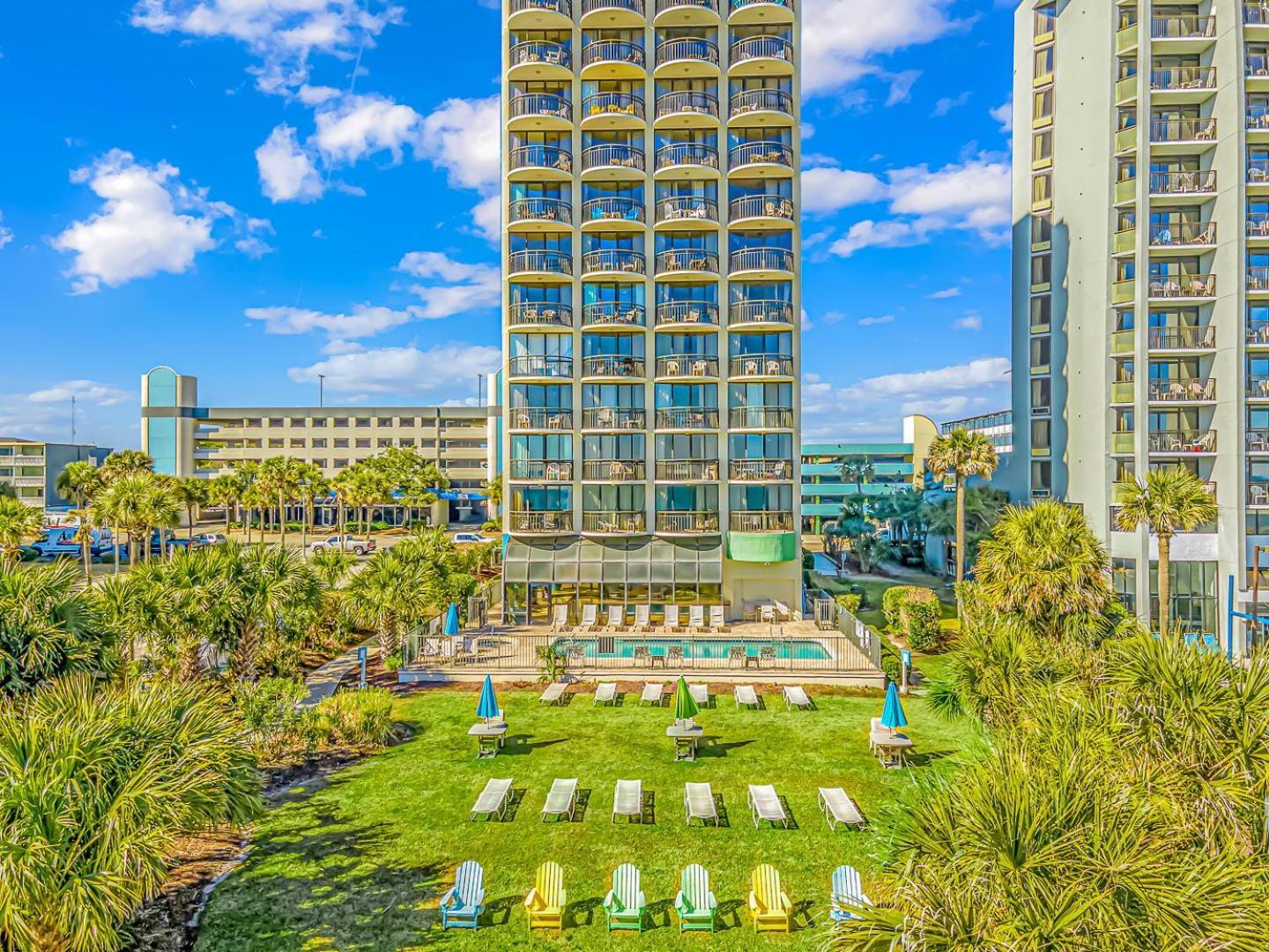 Ocean View Double Suite! Sleeps 4 Meridian Plaza 705 Миртл-Бич Экстерьер фото