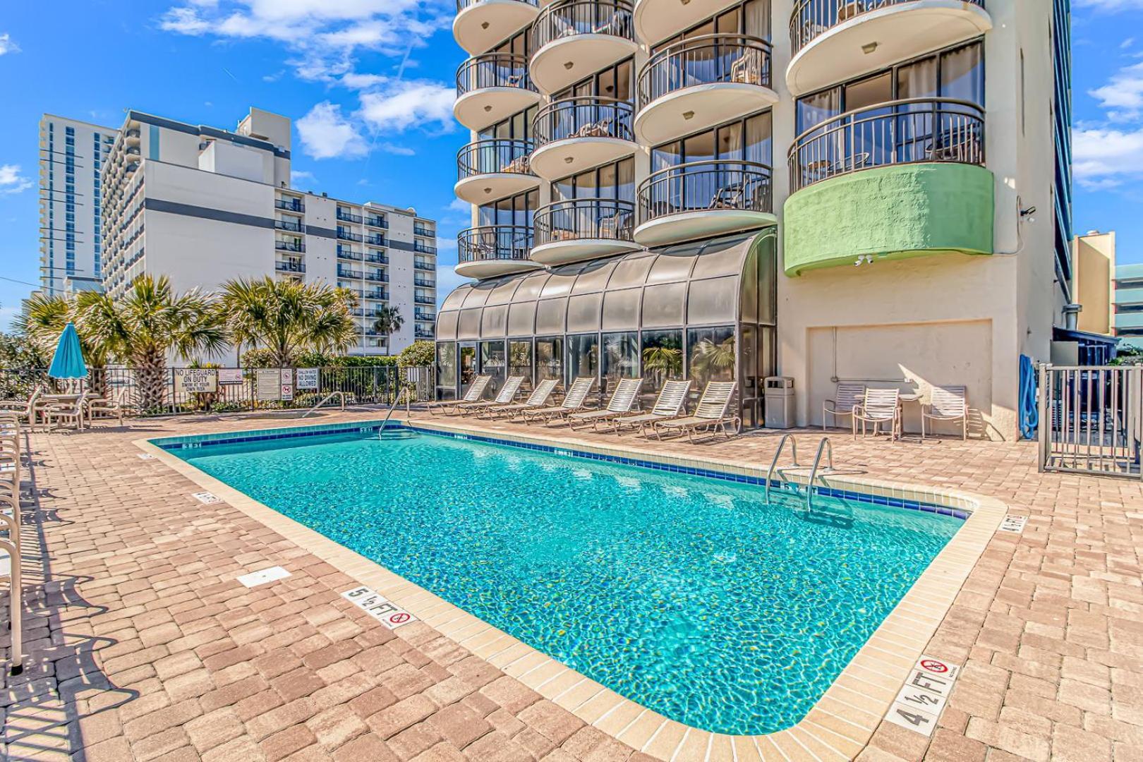 Ocean View Double Suite! Sleeps 4 Meridian Plaza 705 Миртл-Бич Экстерьер фото