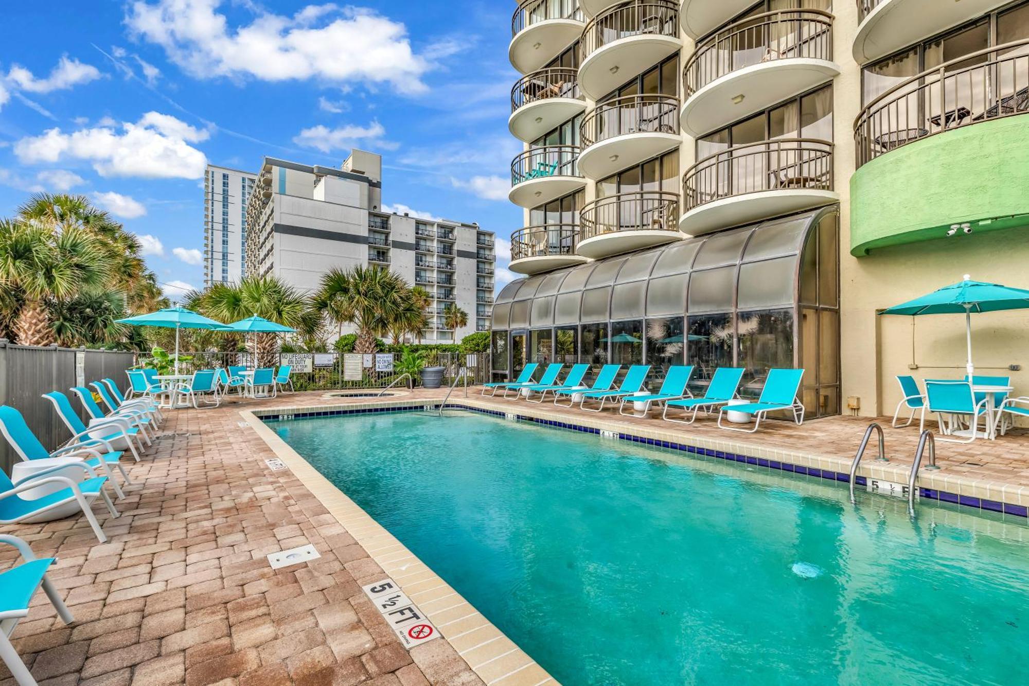 Ocean View Double Suite! Sleeps 4 Meridian Plaza 705 Миртл-Бич Экстерьер фото