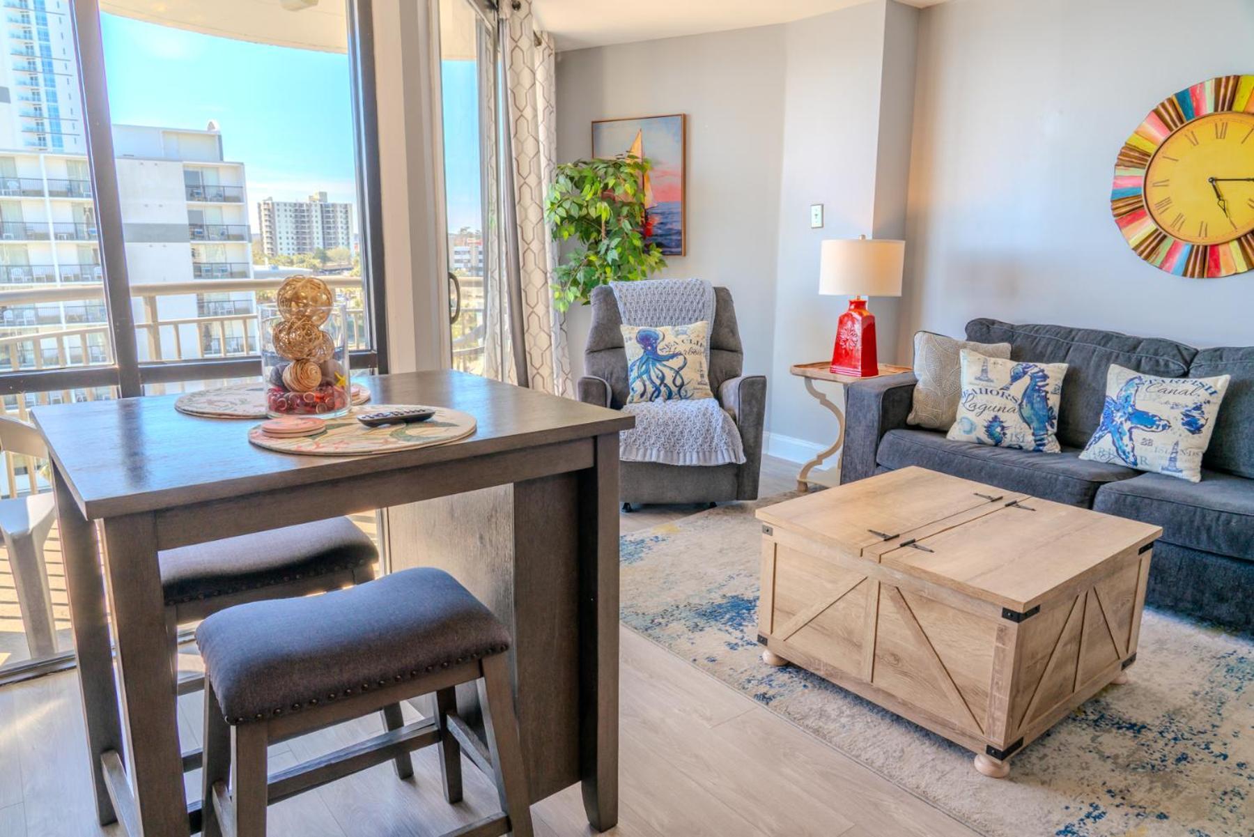 Ocean View Double Suite! Sleeps 4 Meridian Plaza 705 Миртл-Бич Экстерьер фото